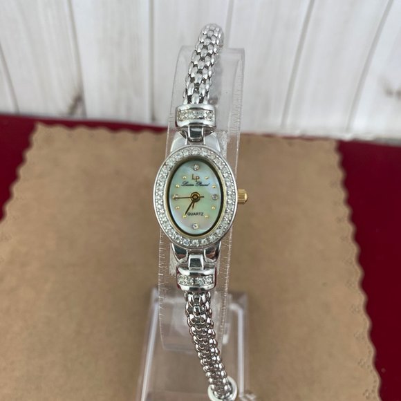 Fabulous Almost New Lucien Piccard Crystal Watch - Picture 2 of 6